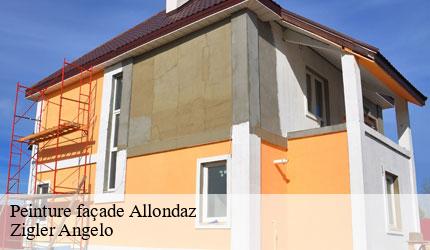 Peinture façade  allondaz-73200 Zigler Angelo