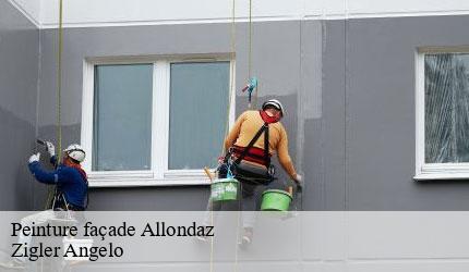 Peinture façade  allondaz-73200 Zigler Angelo